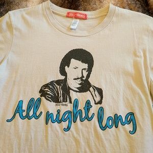 Size Med: Lionel Richie 🎵All Night Long🎶 T-Shirt